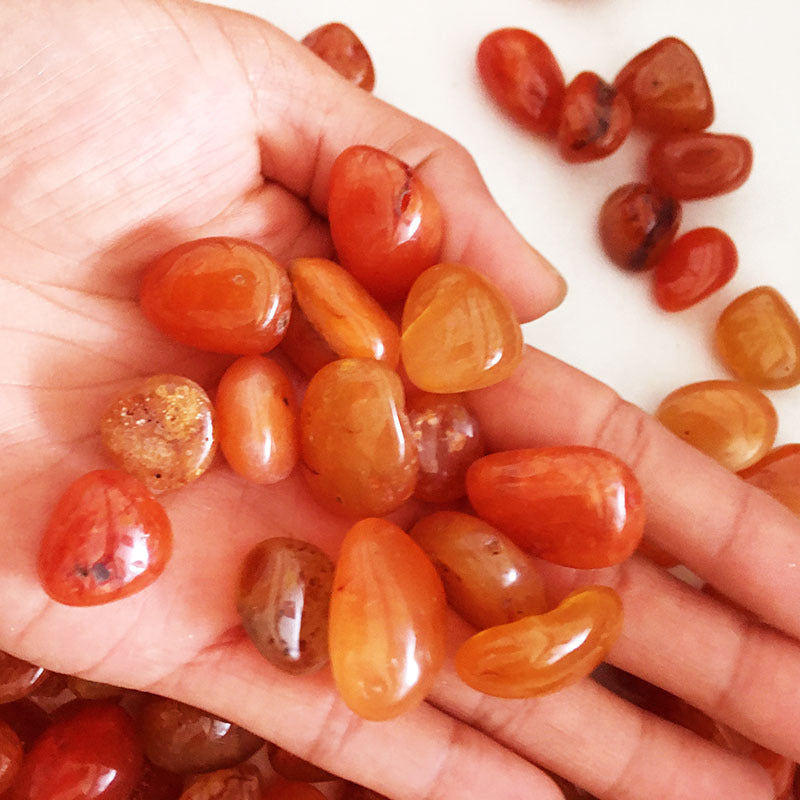 Carnelian Rough Stone Crystal Ornaments