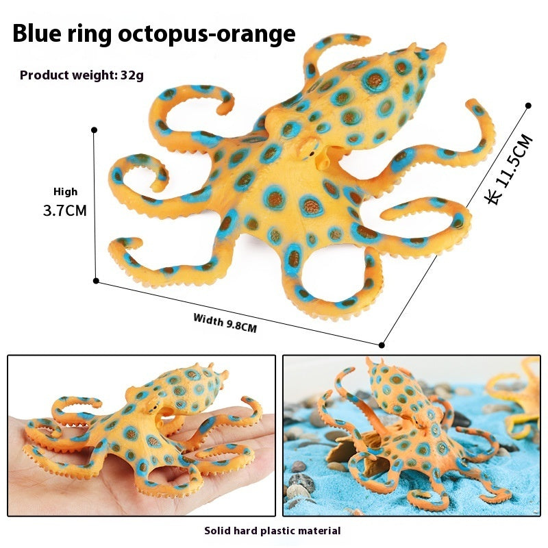 Simulation Marine Animal Model Children's Cognitive Toy