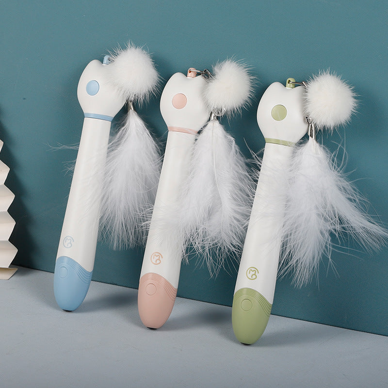 Laser Telescopic Funny Cat Stick Toy