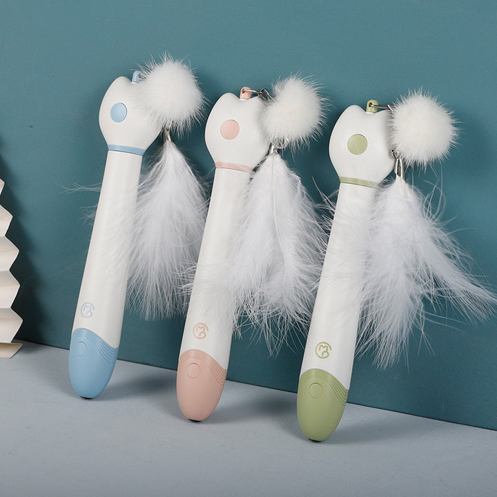 Laser Telescopic Funny Cat Stick Toy